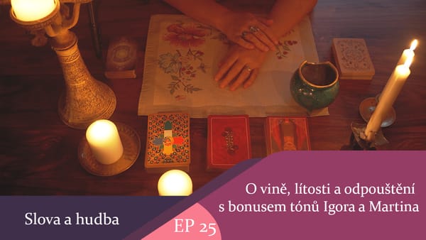 Slova a hudba : O vině, lítosti a odpouštění s bonusem úžasných tónů Igora a Martina